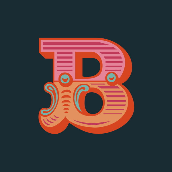 Letter B (Dark background) posters & prints by Magnolia Box