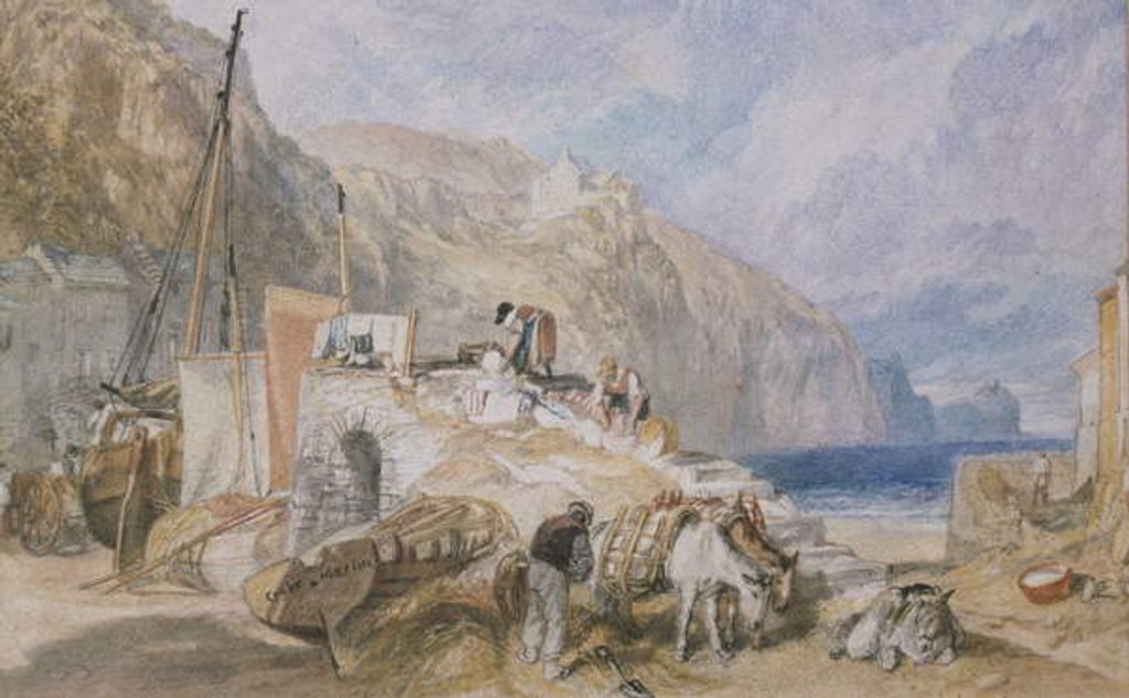 Detail of Combe Martin, Devonshire, c.1824 by Joseph Mallord William Turner