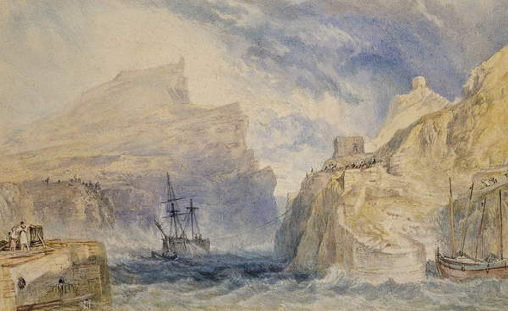 Detail of Boscastle, Cornwall, c.1824 by Joseph Mallord William Turner