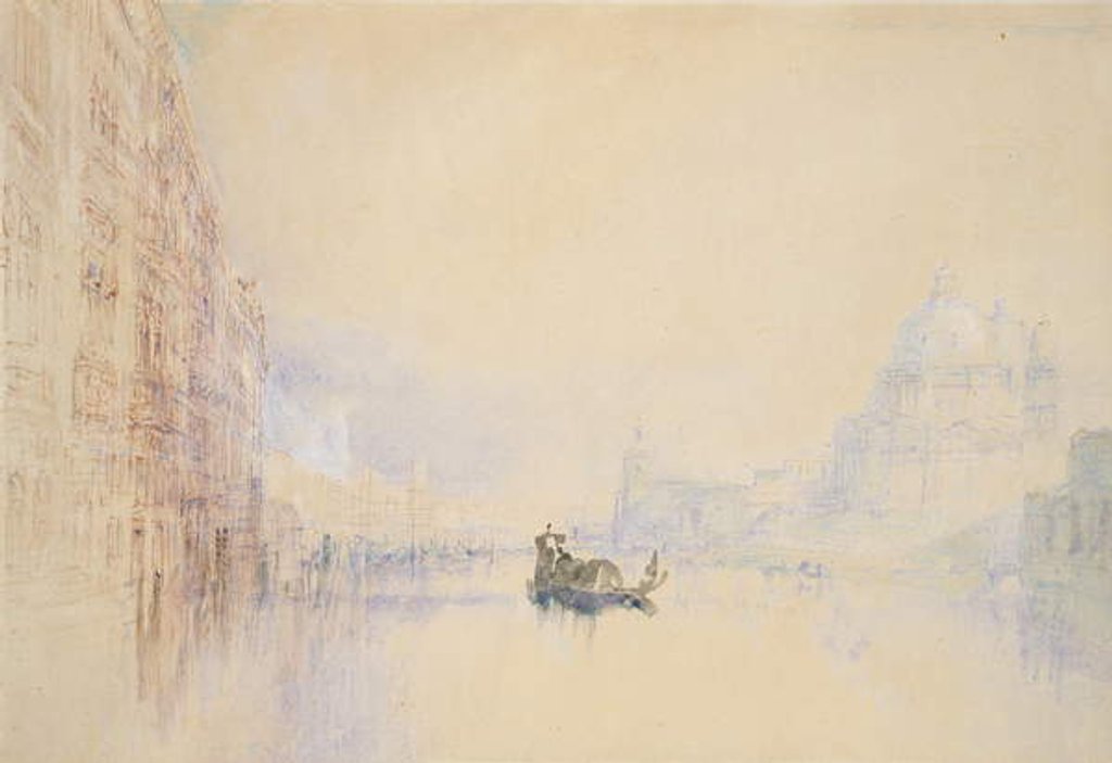 Detail of Venice: the Grand Canal, 1840 by Joseph Mallord William Turner