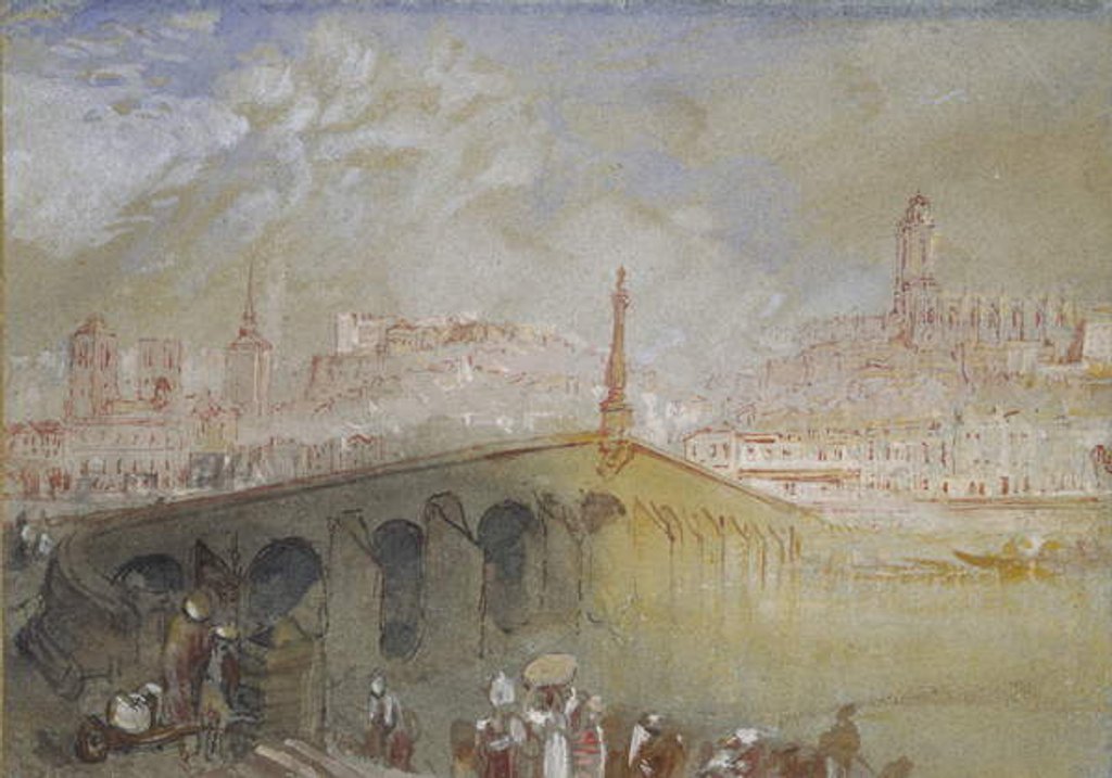 Detail of The Bridge at Blois: Fog Clearing, 1826 - 1830 by Joseph Mallord William Turner