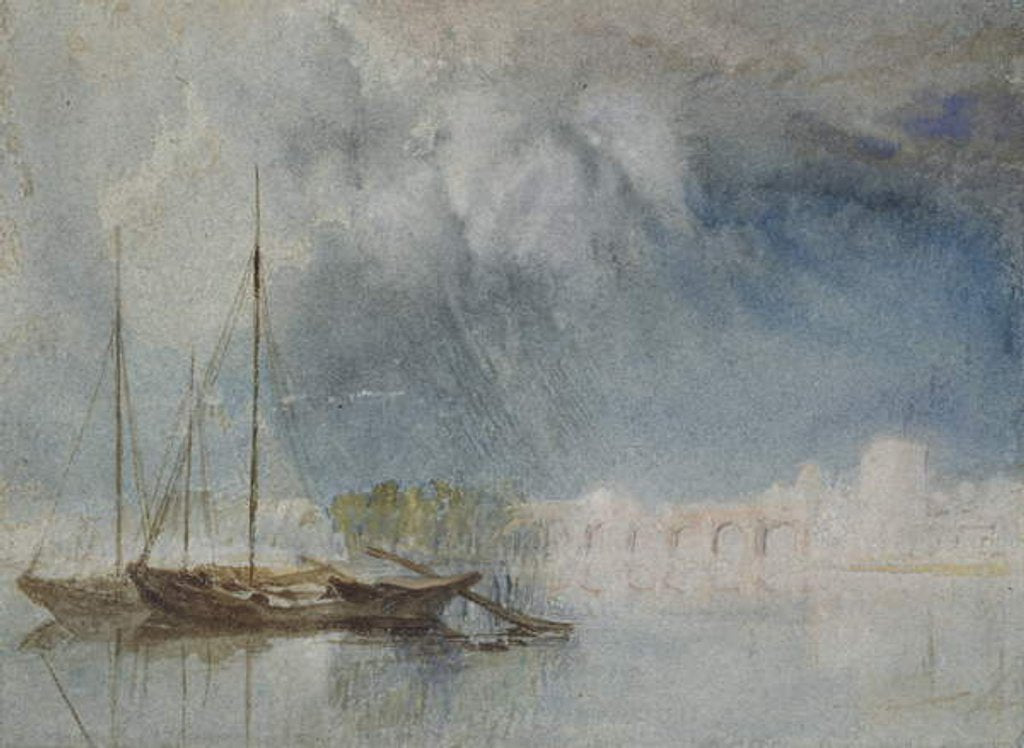 Detail of Nantes: Pont Pirmil, c. 1830 by Joseph Mallord William Turner