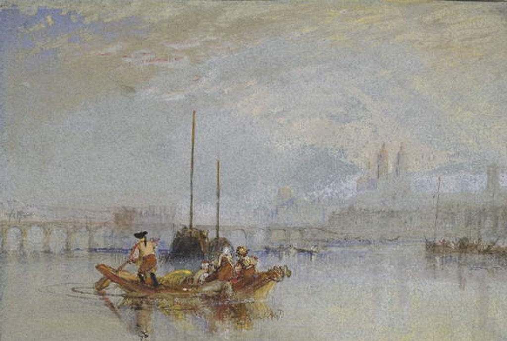 Detail of Tours, c. 1830 by Joseph Mallord William Turner