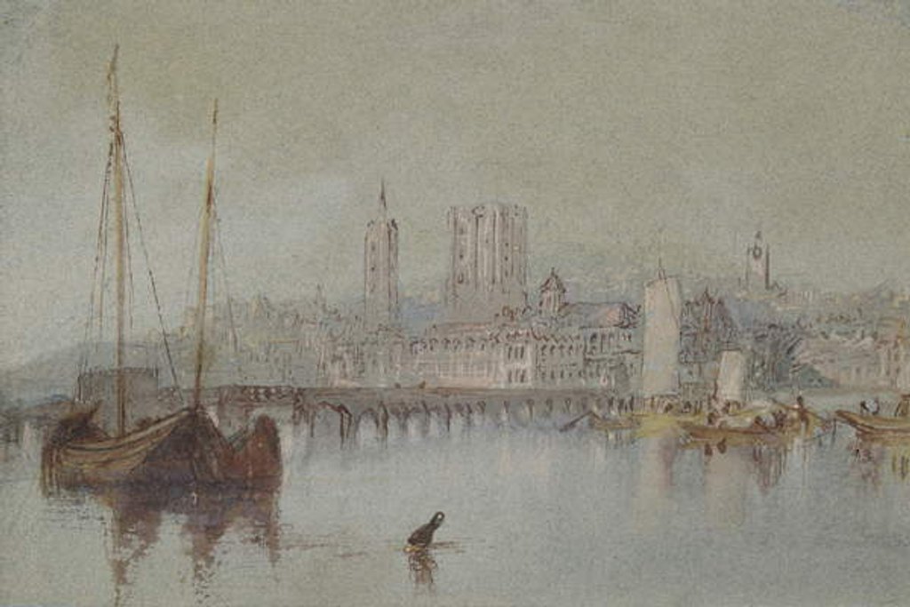 Detail of Beaugency, c. 1830 by Joseph Mallord William Turner