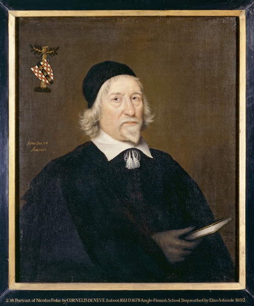 Detail of Portrait of a Man, called Nicholas Fiske, 1651 by Cornelius de Neve