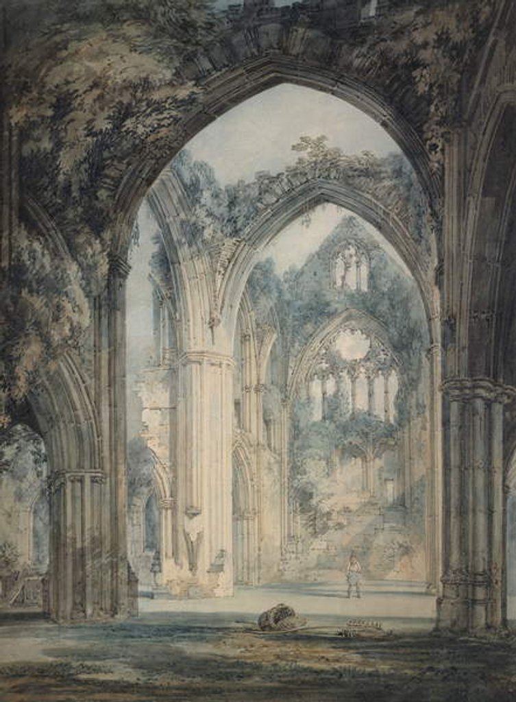 Detail of Transept of Tintern Abbey, Monmouthshire, c. 1794 by Joseph Mallord William Turner