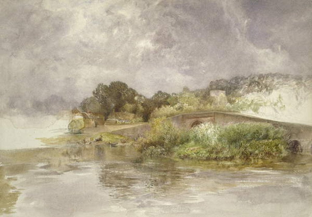 Detail of Sonning Bridge, c. 1882 by Alfred William Hunt