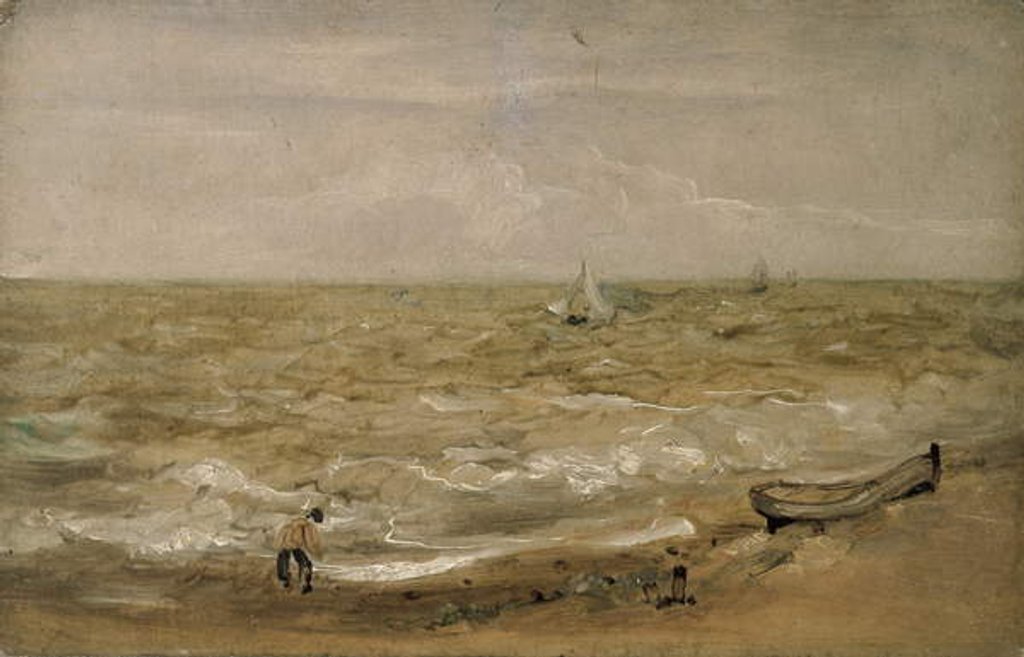 Detail of Beach Scene by Thomas Churchyard