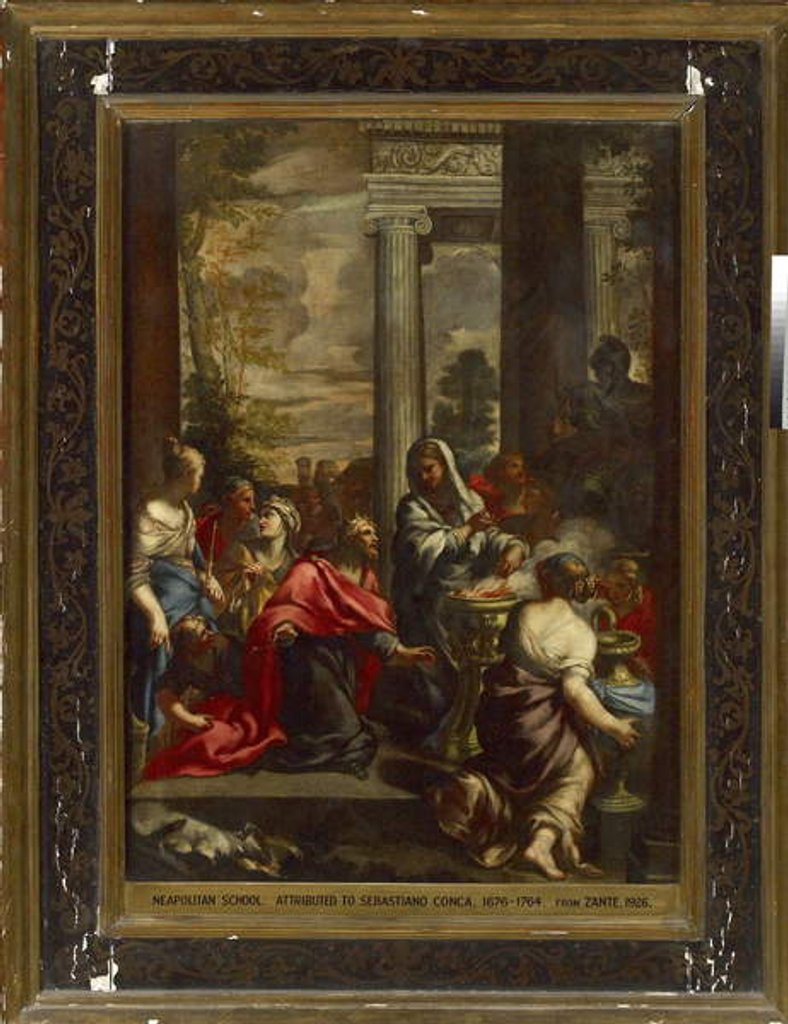Detail of The Idolatry of Solomon, c. 1675 - 1695 by Florentine School