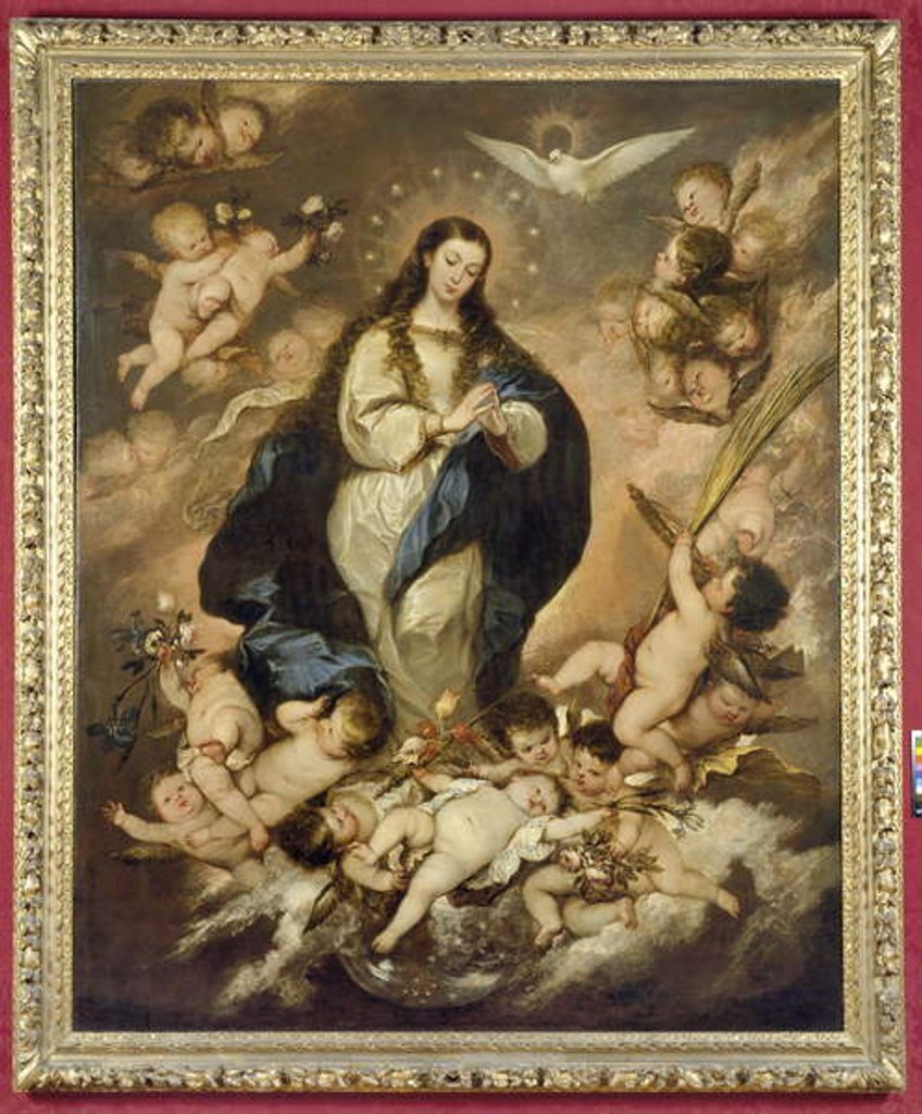 Detail of The Immaculate Conception, late 1660s by Jose Antolinez