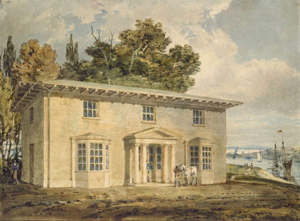 Detail of The Penrhyn Arms at Port Penrhyn, c. 1797 - 1798 by Joseph Mallord William Turner