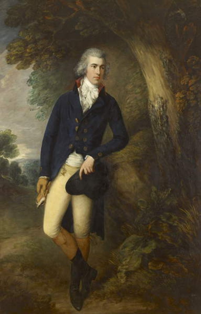Detail of George Drummond by Thomas Gainsborough