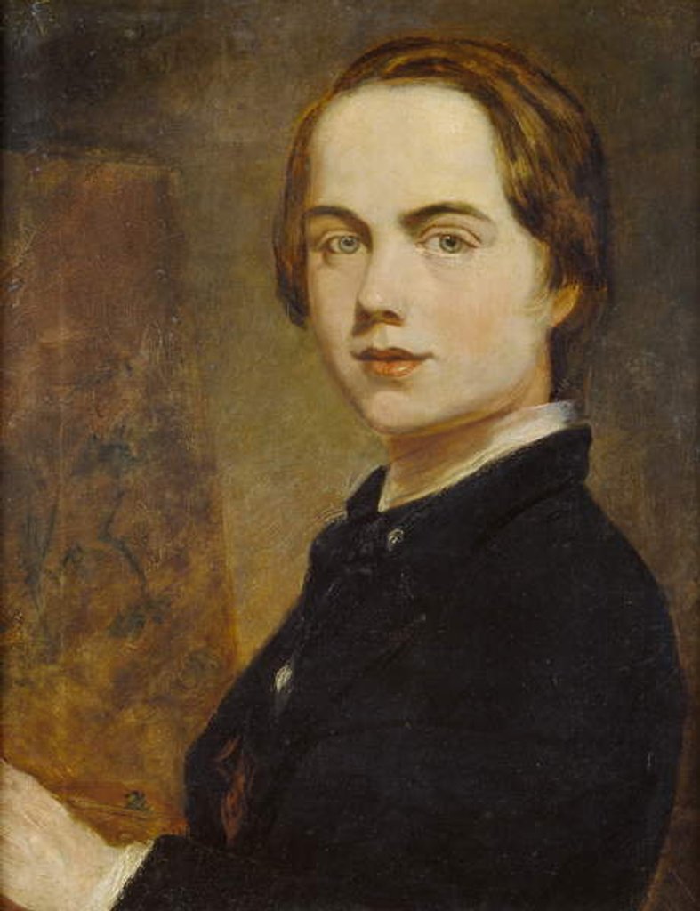 Detail of Self-portrait at the Age of 14, 1841 by William Holman Hunt