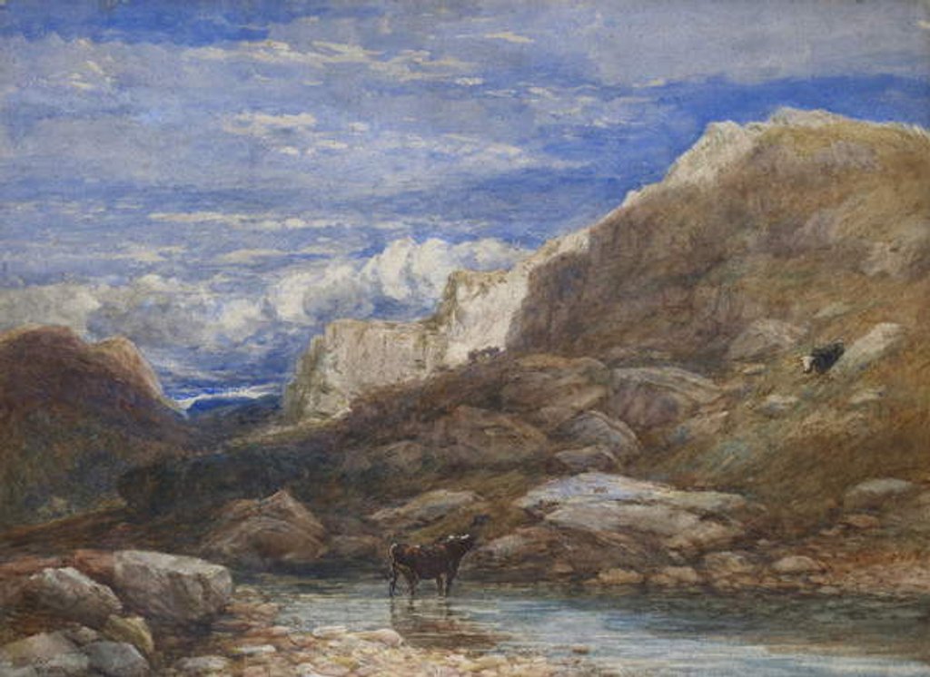 Detail of The Challenge, 1853 by David Cox