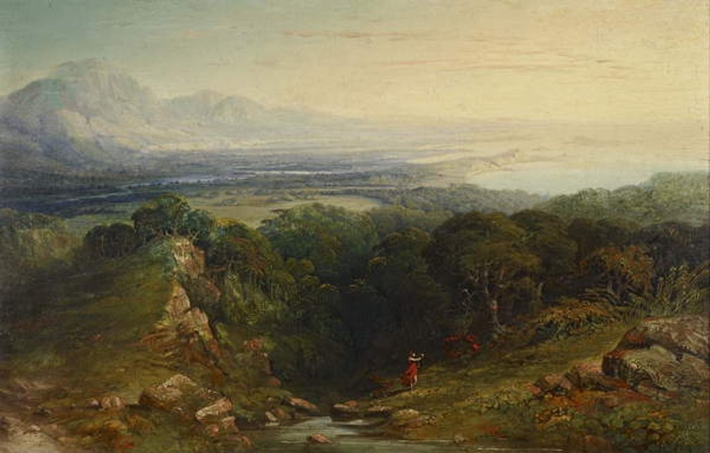 Detail of The Isle of Man, 1848 - 1854 by John Martin