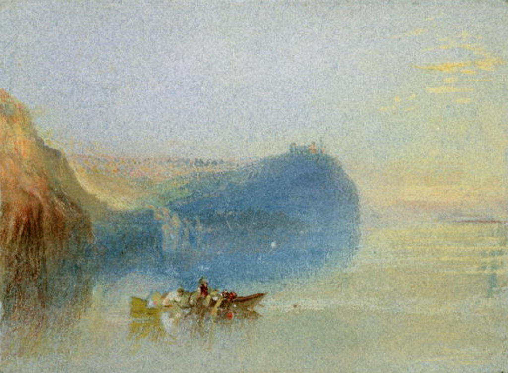 Detail of Scene on the Loire, 19th century by Joseph Mallord William Turner