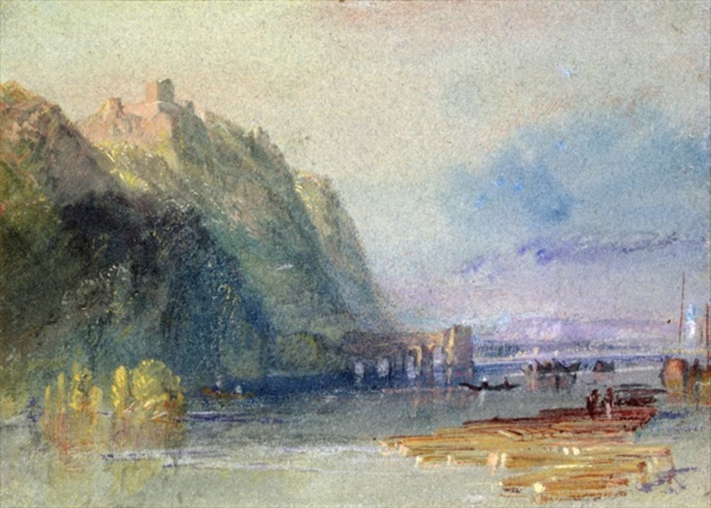 Detail of Chateau Hamelin, c.1830 by Joseph Mallord William Turner