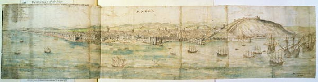Detail of Malaga, 16th century by Anthonis van den Wyngaerde