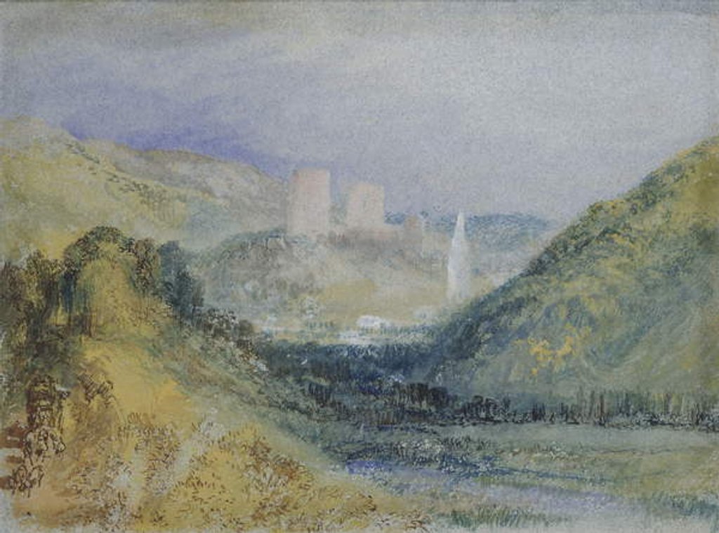 Detail of Lillebonne, c.1823 by Joseph Mallord William Turner