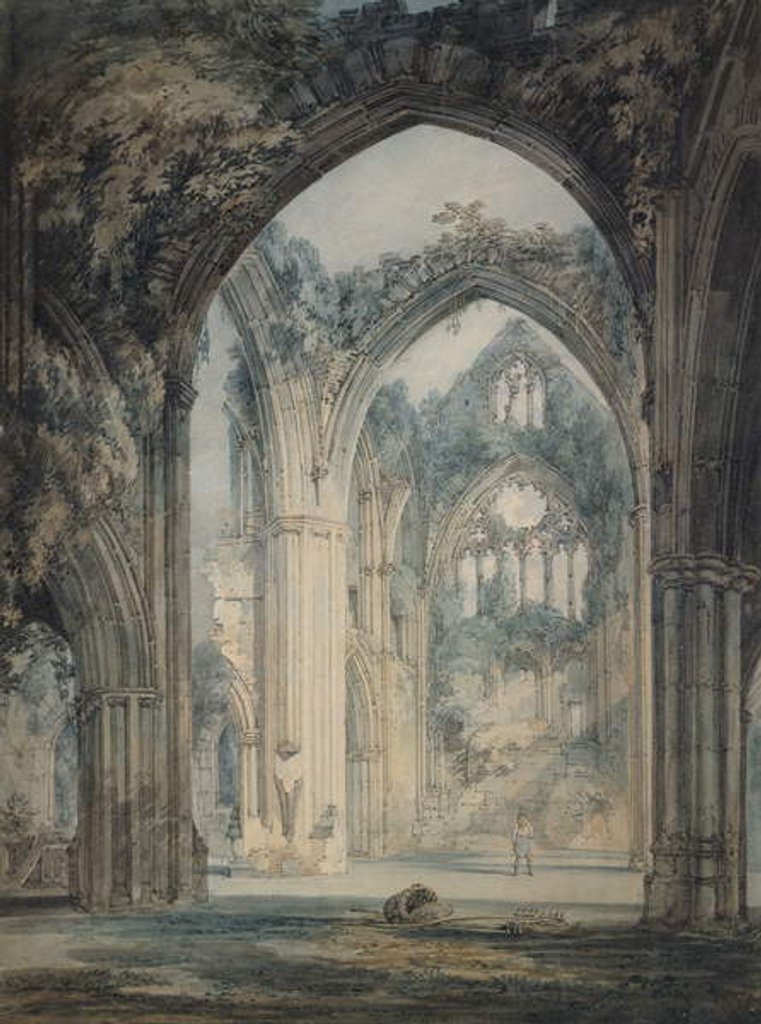 Detail of Transept of Tintern Abbey, Monmouthshire, c.1794 by Joseph Mallord William Turner