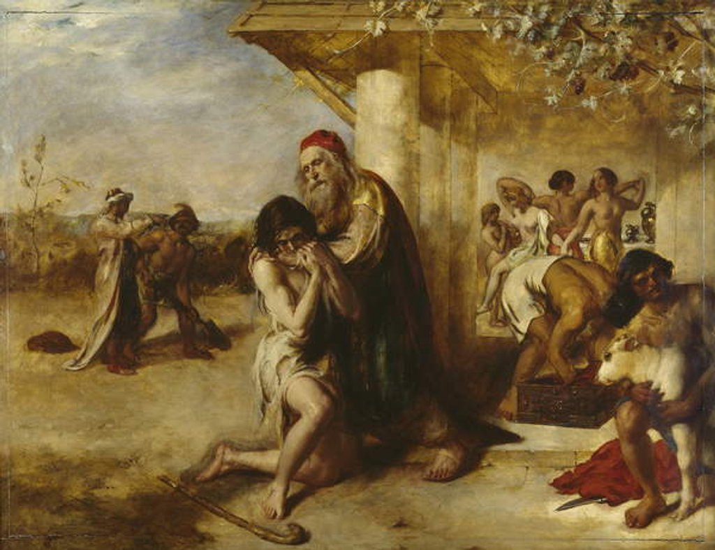 Detail of The Repentant Prodigal's Return to his Father by William Etty