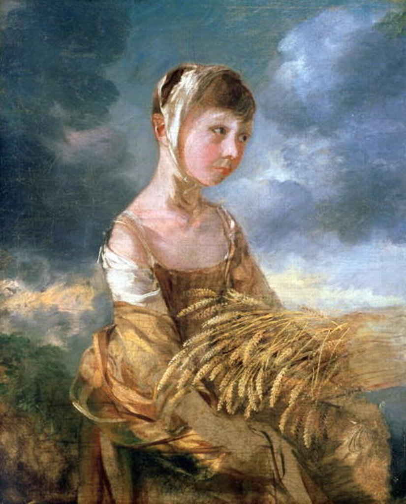 Detail of Miss Gainsborough Gleaning, 18th century by Thomas Gainsborough