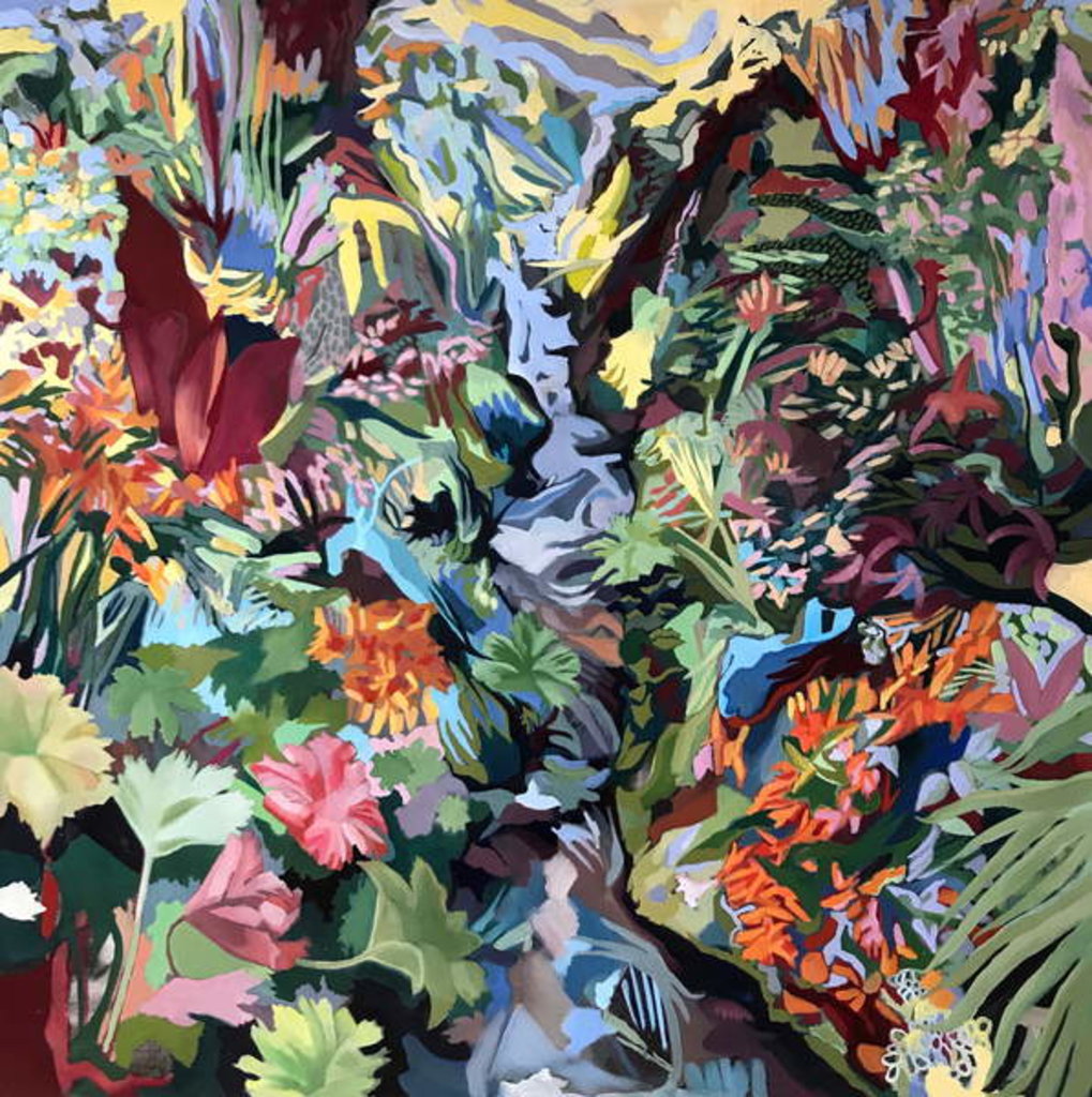 Detail of Gunnera, 2018 by rose lascelles