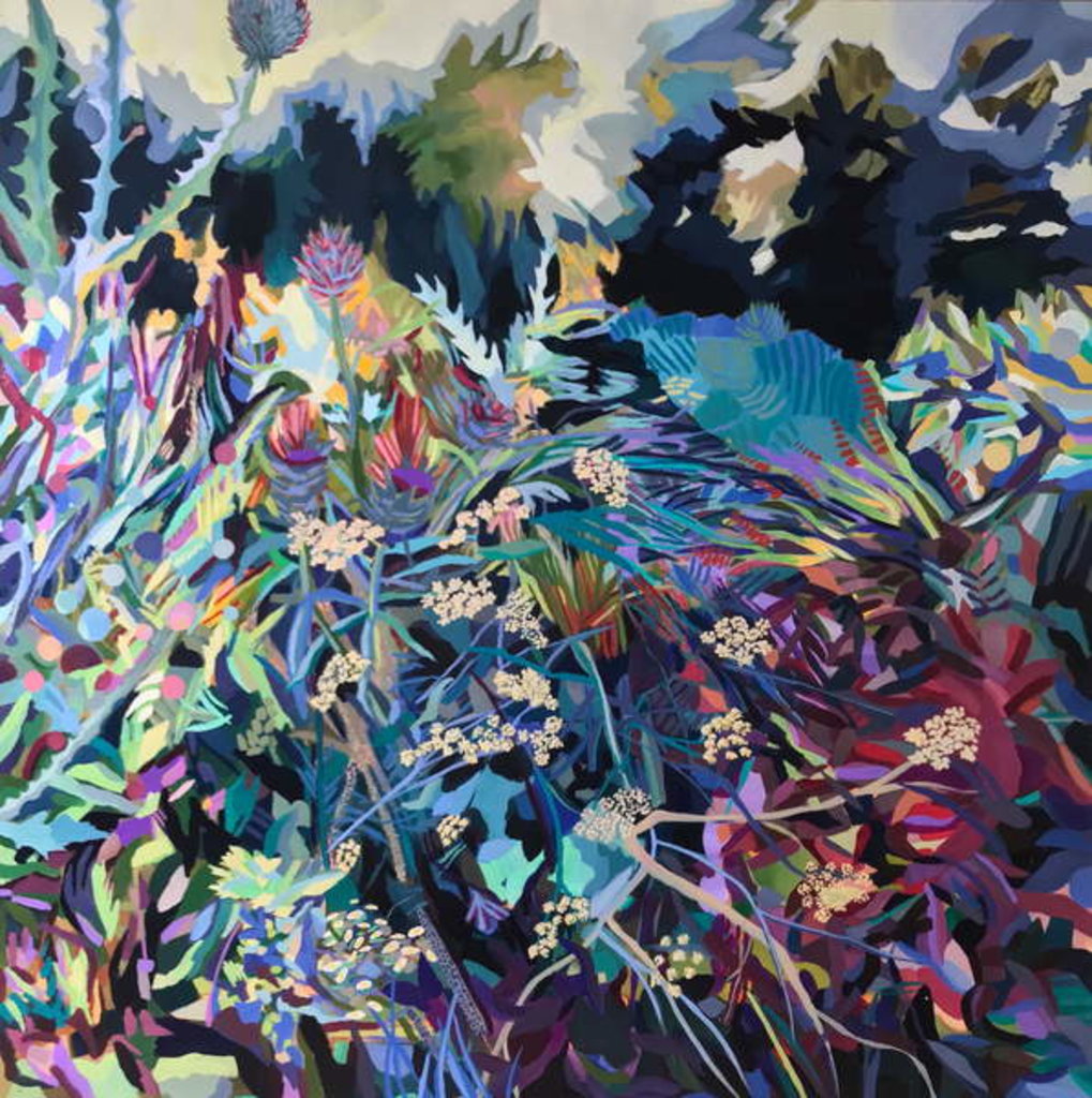 Detail of Cow Parsley by rose lascelles