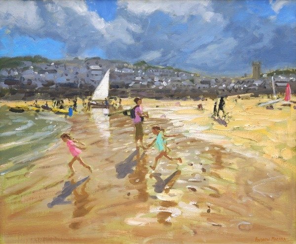Detail of August in St Ives by Andrew Macara