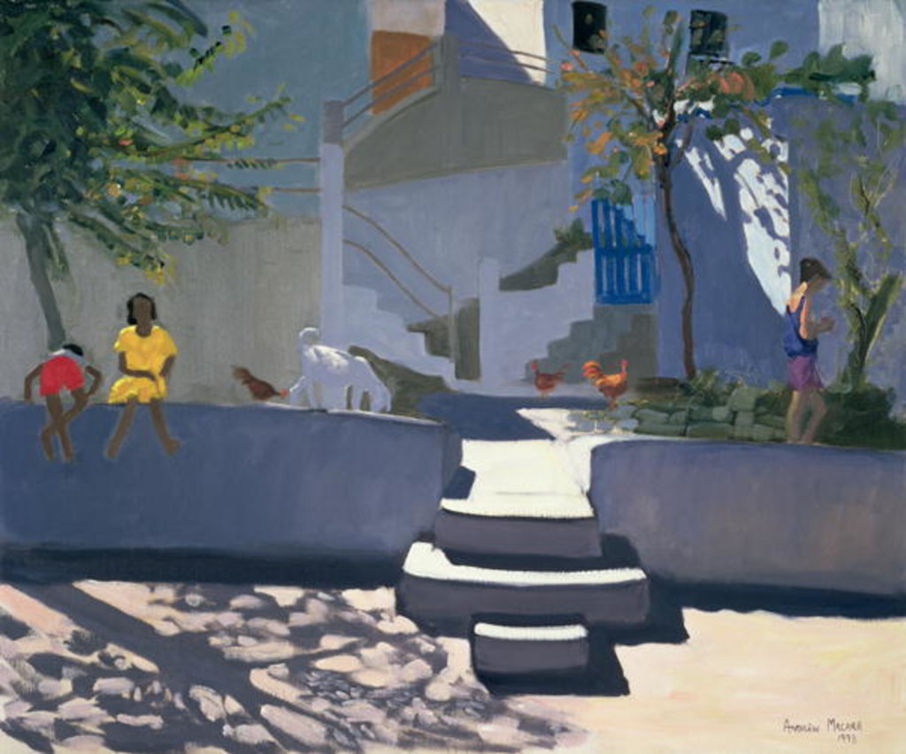 Detail of The Yellow Dress, Kos, 1993 by Andrew Macara