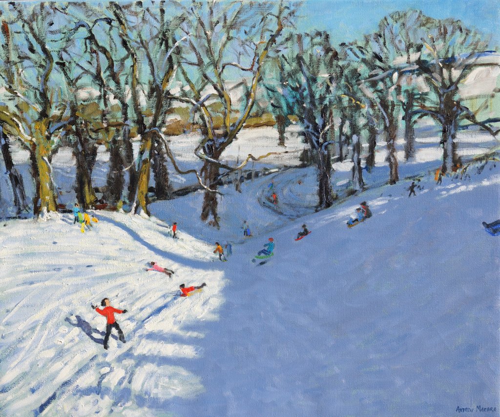 Detail of Winter, Rowsley, Derbyshire, 2014 by Andrew Macara