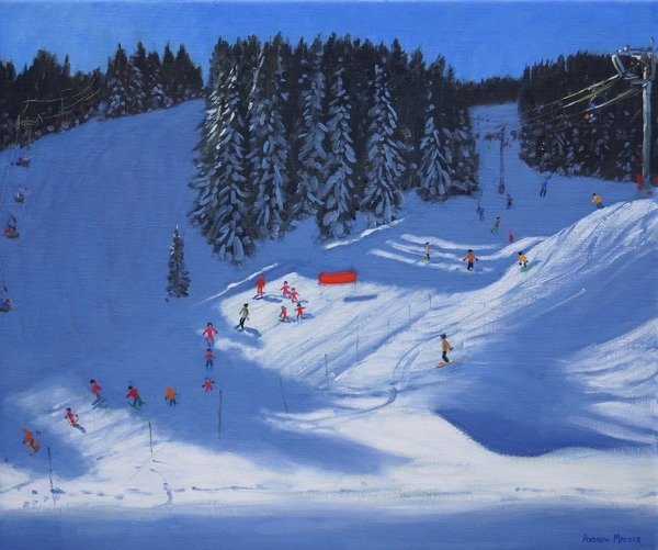 Detail of Ski school, Morzine, 2014 by Andrew Macara