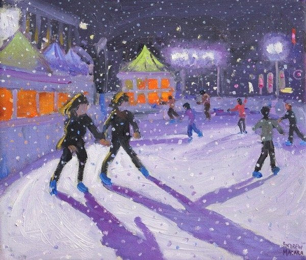 Detail of Night skaters, Derby, 2014 by Andrew Macara