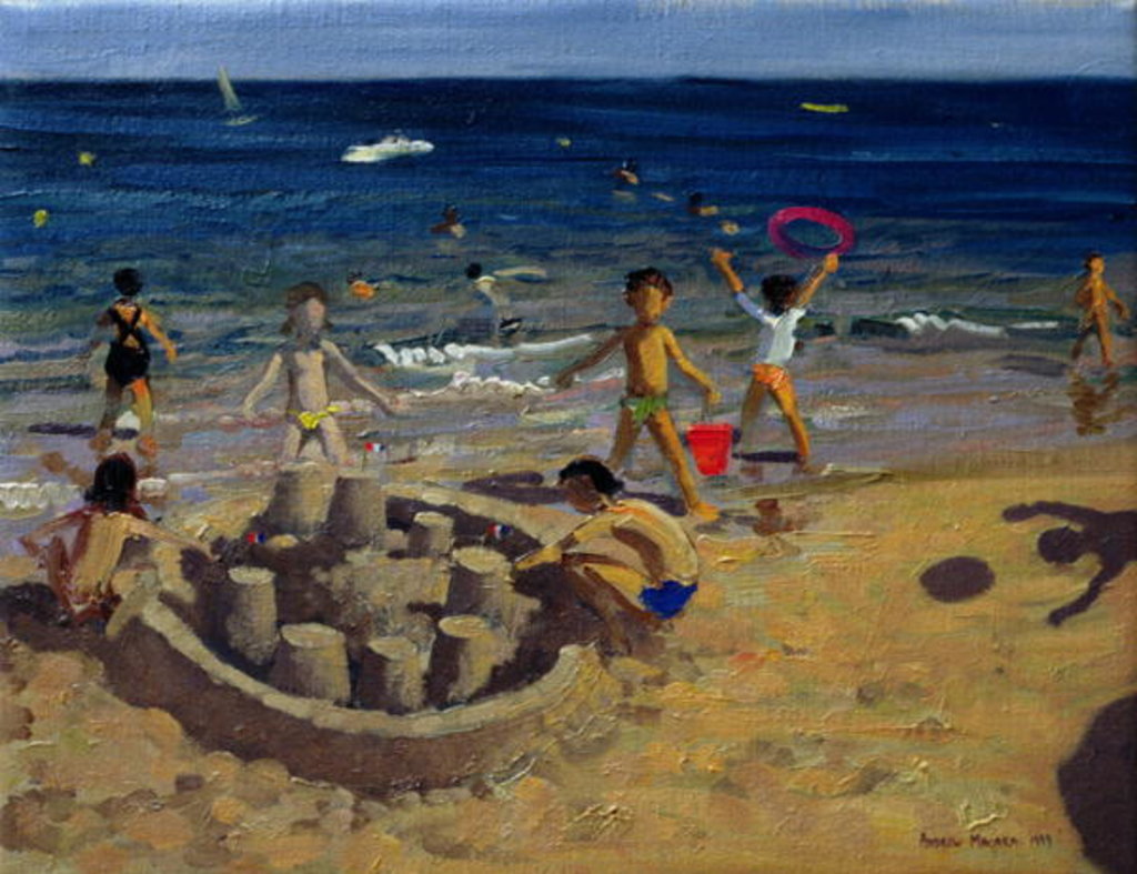 Detail of Sandcastle, France by Andrew Macara