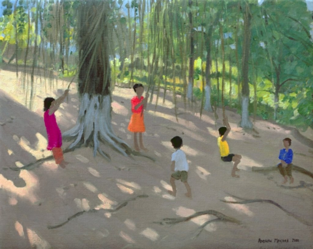 Detail of Tree Swing, Elephant Island, Bombay, 2000 by Andrew Macara