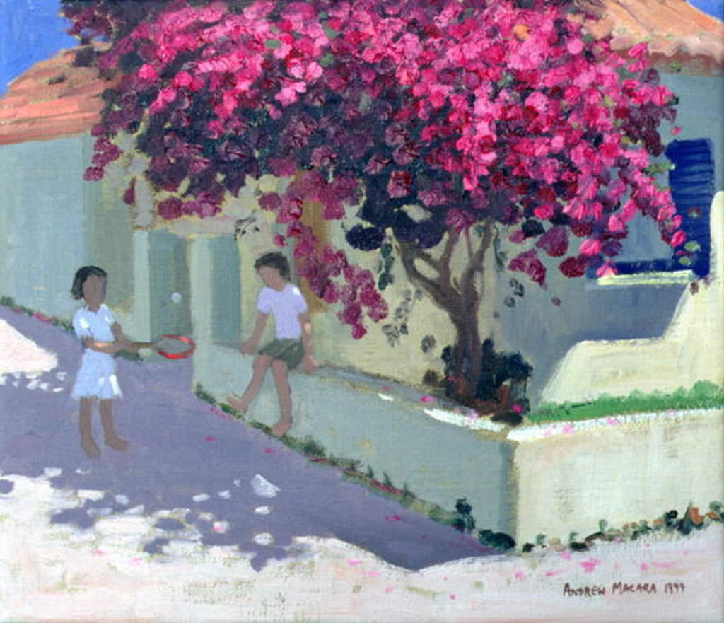 Detail of Bougainvillaea, Zante, 1999 by Andrew Macara