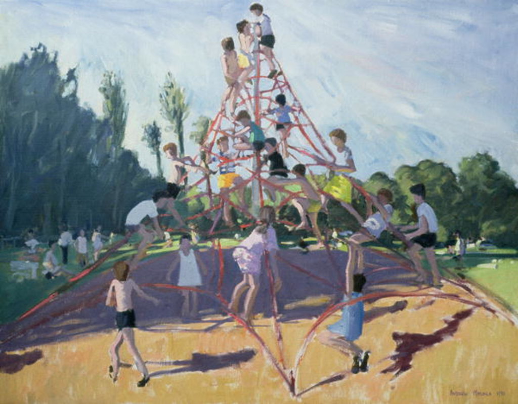 Detail of Mundy Playground, Markeaton; Derby, 1990 by Andrew Macara