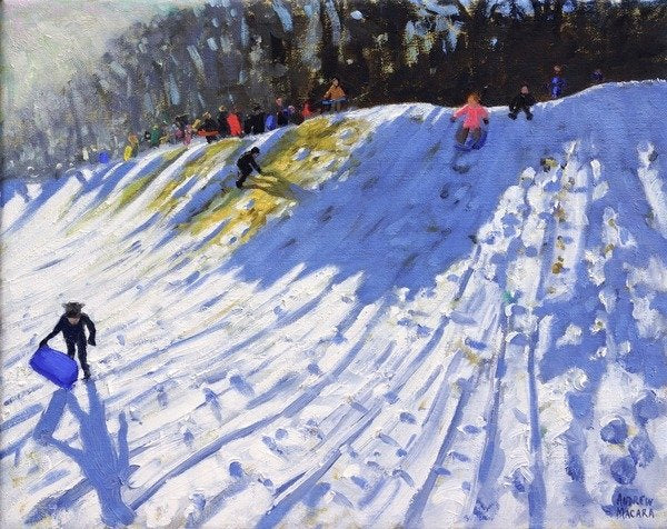 Detail of 2nd hole Allestree Golf Course, Derby, 2015 by Andrew Macara