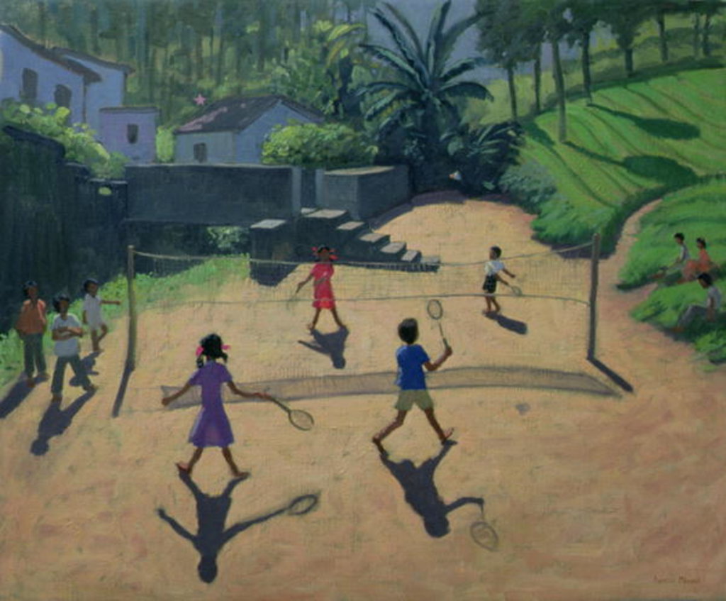 Detail of Badminton, Coonoor, India by Andrew Macara