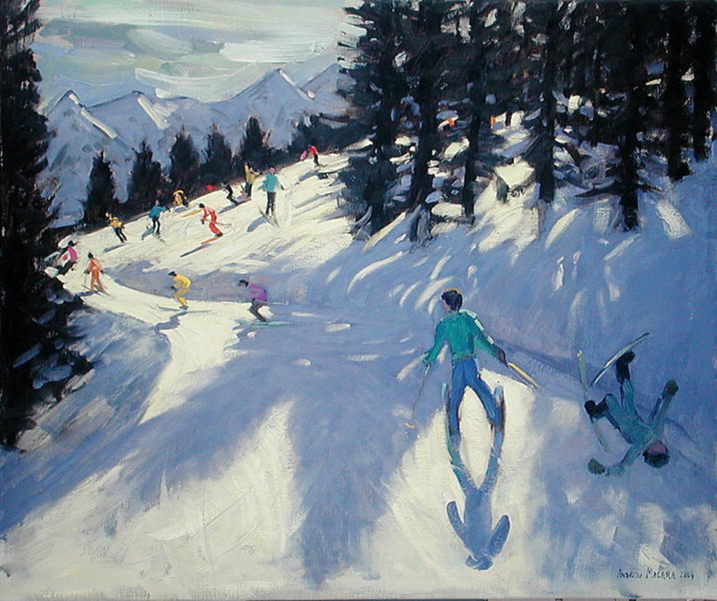 Detail of Austrian Alps, 2004 by Andrew Macara