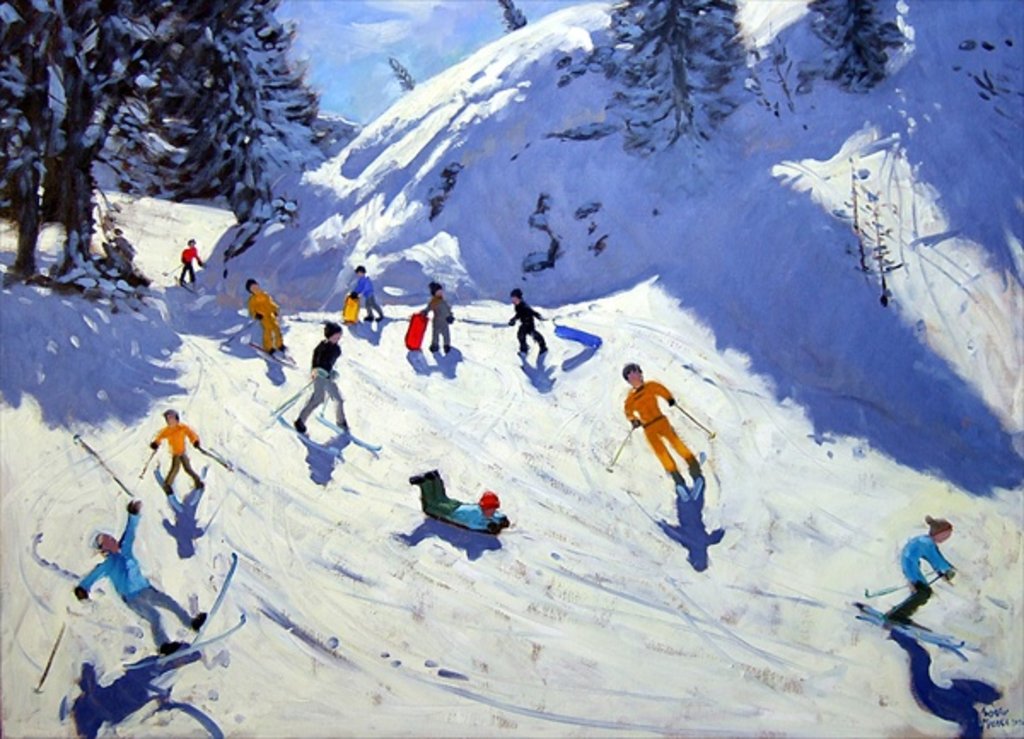 Detail of The Gully, Belle Plagne, 2004 by Andrew Macara