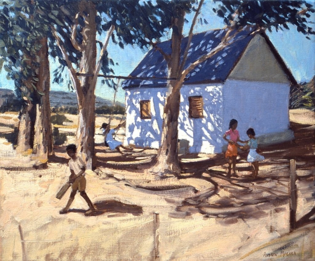 Detail of Little white house, Karoo, South Africa, 2010 by Andrew Macara