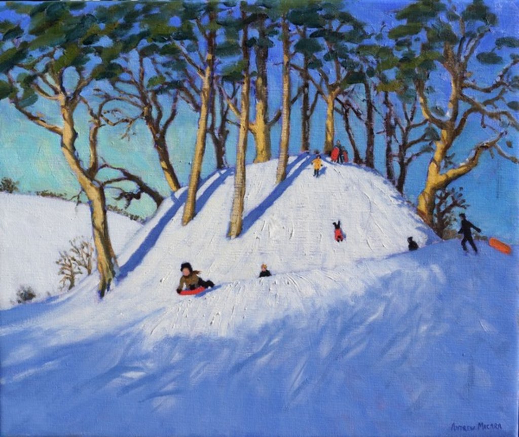 Detail of Christmas sledging, 2016 by Andrew Macara