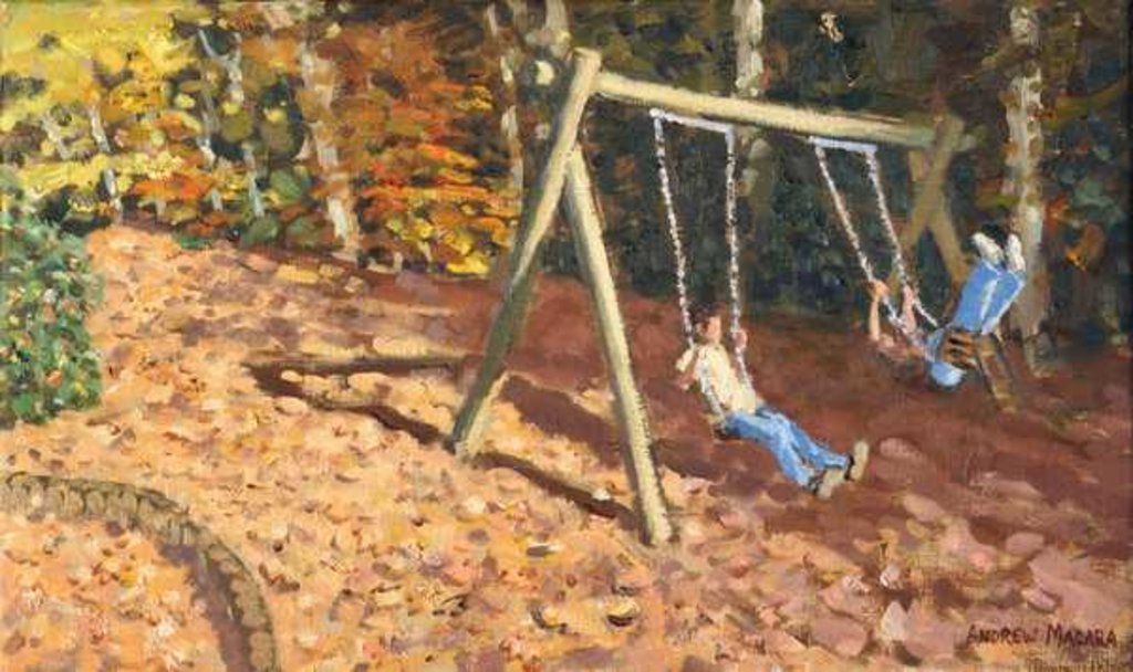 Detail of The swing, Chatsworth, 2016 by Andrew Macara