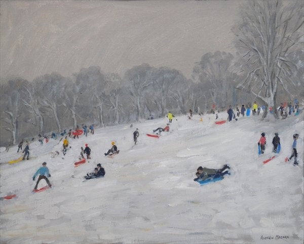 Detail of Winter, Darley Park by Andrew Macara