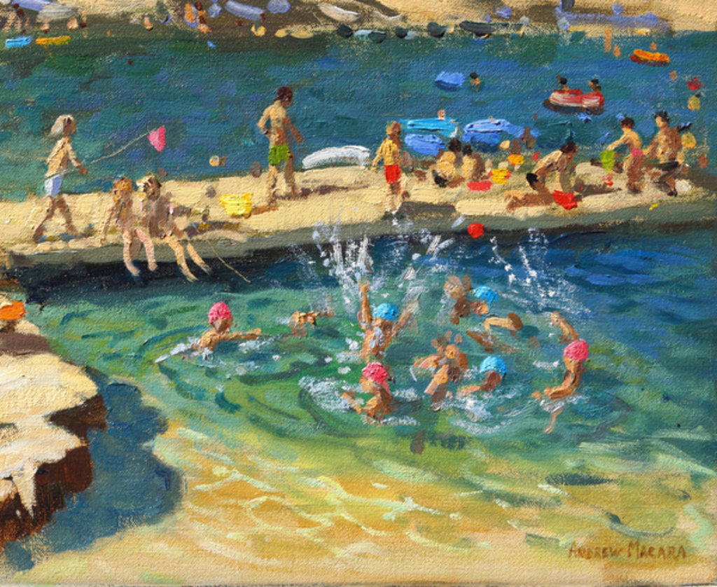 Detail of The Jetty, Rovinj, Croatia, 2017 by Andrew Macara