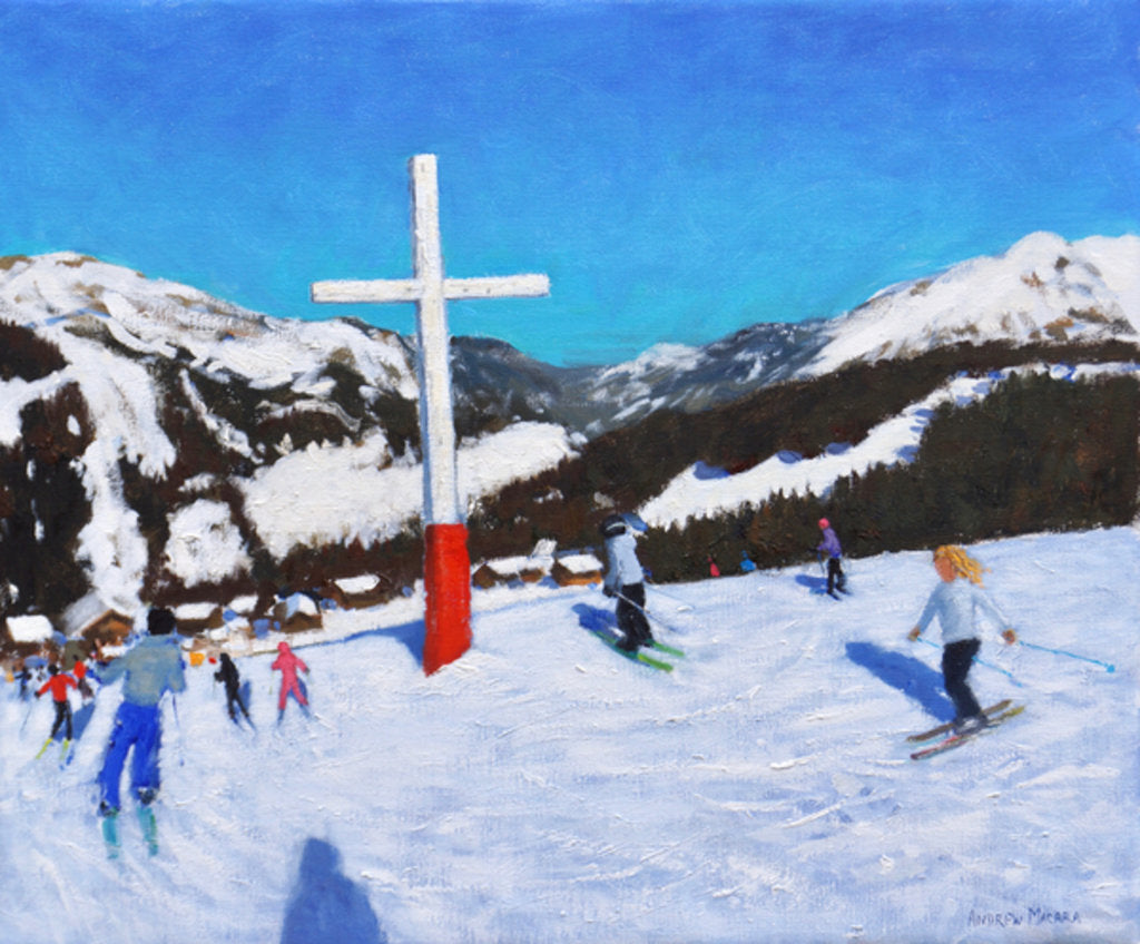 Detail of The Cross, Morzine, France, 2017 by Andrew Macara