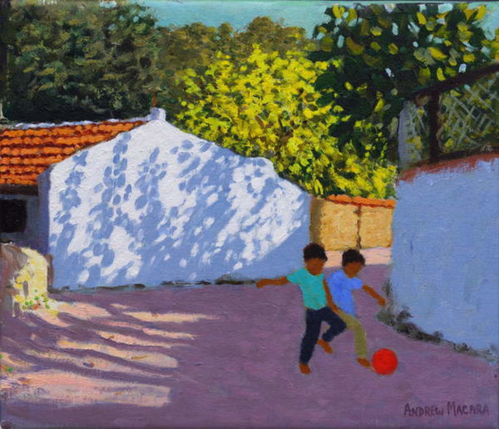 Detail of Football in Bodrum, 2018 by Andrew Macara