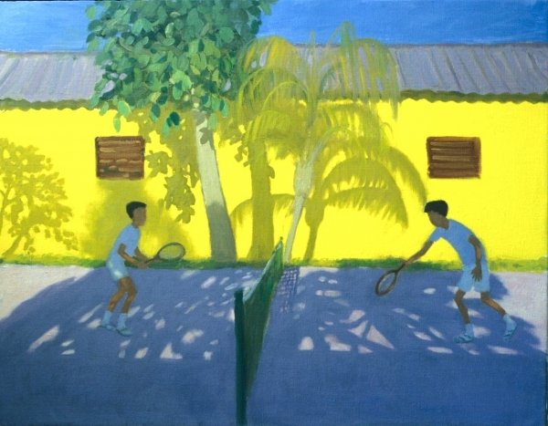 Detail of Tennis Cuba, 1998 by Andrew Macara
