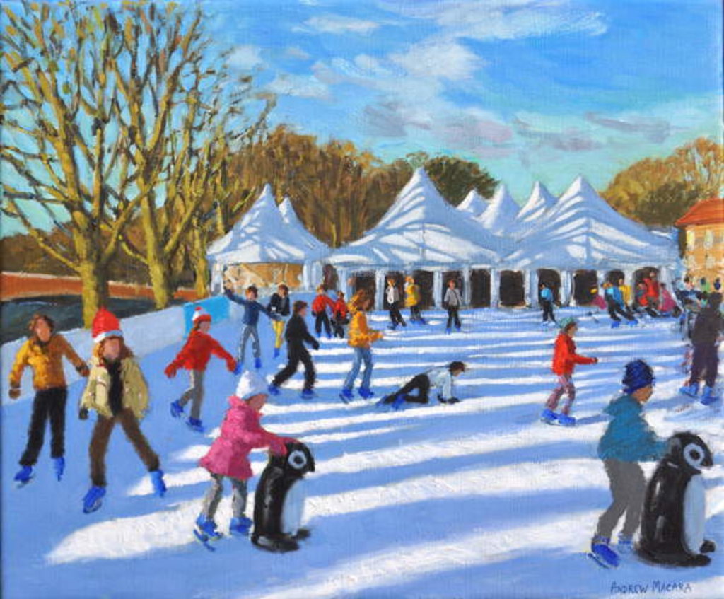 Detail of Bright morning, Hampton Court Palace Ice Rink, London, 2018 by Andrew Macara